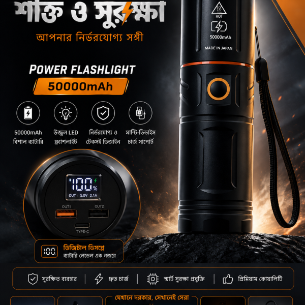 JAMBO LIGHT 50,000 MAH (Made in japan)